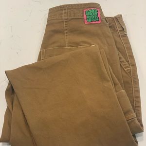 Zumiez espresso cargo pants size 0